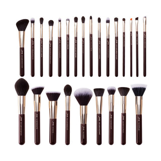 Jessup 25pcs Professional Makeup Brushes Set Natural