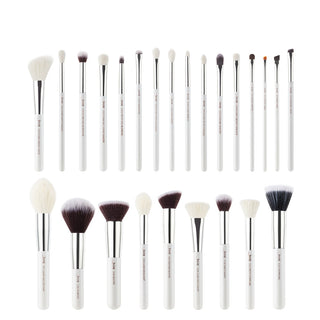 Jessup 25pcs Professional Makeup Brushes Set Natural