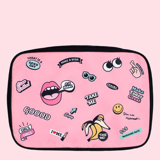 New Travel Cartoon Cosmetic Bag Portable Women Makeup Cases Large Capacity