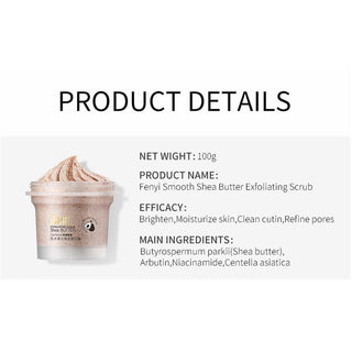 100g Face Body Skin Scrub Deep Cleansing Face Scrub Exfoliating Hydrating Scrub Cream Mud Exfoliating Gel Body Lotion