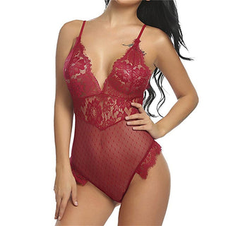 Sexy Plus size Women lingerie Lace See-through Erotic Underwear lingerie sheer bodysuit Sleepwear Exotic intimate sexy lingerie