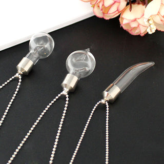 2PCS Glass Locket Urn Jewelry Cremation Jewelry Urn Necklace for Ashes Fillable vials Necklaces Blood Vial Necklace