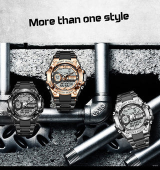 LIGE Digital Men Military Watch 50m Waterproof Wristwatch LED Quartz Clock Sport Watch Male Big Watches Men Relogios Masculino ALODIA STORE