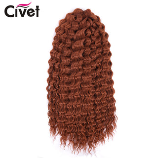 Pell sintètic Ariel Curl Water Weave Passion Twist Trenes de ganxet Extensions de cabell Ombre Blonde Pink Trend Hair Per a dones