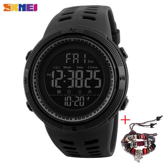 SKMEI Fashion Outdoor Sport Watch Men Multifunction Watches Alarm Clock Chrono 5Bar Waterproof Digital Watch reloj hombre 1251 ALODIA STORE
