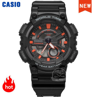 Rellotge Casio que ven rellotge per a homes, conjunt de luxe superior LED, rellotge digital militar esportiu de 100 m, rellotge de quars impermeable per a homes, rellotge masculí