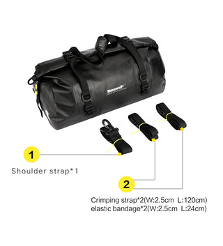 Rhinowalk 20L Waterproof Pannier Bag Multifunctional Bike Bag High Capacity Bicycle Bag Shoulder Bag Bike Accessory