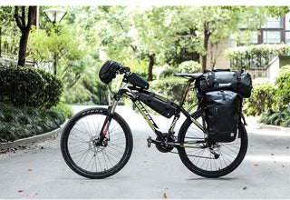 Rhinowalk 20L Waterproof Pannier Bag Multifunctional Bike Bag High Capacity Bicycle Bag Shoulder Bag Bike Accessory