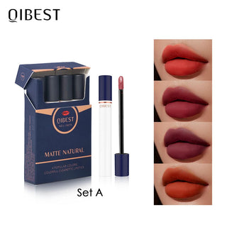 QIBEST Matte Liquid Lipstick Makeup Set Lip Makeup Set Long Lasting Lip Gloss Waterproof Lip Tint Matte Lipgloss Cosmetic Kit