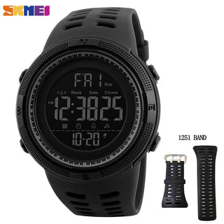 SKMEI Fashion Outdoor Sport Watch Men Multifunction Watches Alarm Clock Chrono 5Bar Waterproof Digital Watch reloj hombre 1251 ALODIA STORE