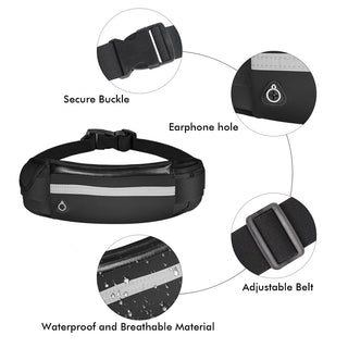 Buylor Sports Waist Pack Men Belt Pouch Women Running Belt Waist waterproof