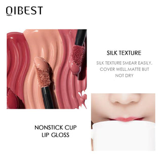 QIBEST Matte Liquid Lipstick Makeup Set Lip Makeup Set Long Lasting Lip Gloss Waterproof Lip Tint Matte Lipgloss Cosmetic Kit