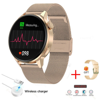 New 390*390 HD Screen NFC Smart Watch Men Bluetooth Call Sport GPS Track Watch Custom Dial Heart Rate ECG PPG Smartwatch For Men