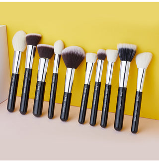 Jessup 25pcs Professional Makeup Brushes Set Natural