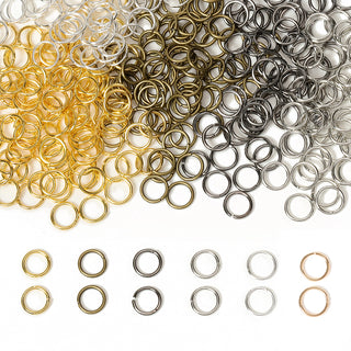 200pcs/lot Wholesale Open Circle Jump Rings Necklace Bracelet Earring Pendant Connectors DIY Making Jewelry Crafts Accessories