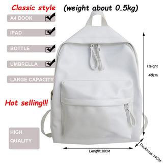 DIEHE Fashion Backpack High Quality PU Leather Women's Backpack For Teenage Girls School Shoulder Bag Bagpack Mochila backpack