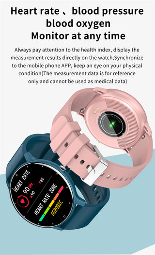 Women Smart Watch Men Smartwatch Heart Rate Monitor Sport Fitness Music Ladies Waterproof Watch For Android IOS Phone