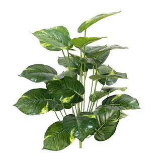 Plantes falses de 75 cm i 24 forquilles, branca d'arbre de monstera artificial gran, fulla de tortuga falsa de palmera tropical de plàstic per a la decoració de l'habitació del jardí de la llar