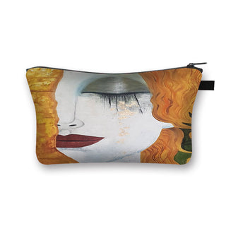 Starry Night / Kiss / Waterlily Painting Cosmetic Bag Van Gogh / Gustav Klimt / Monet Women