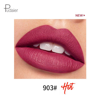 Pudaier Matte Liquid Lipstick Waterproof Professional Makeup Full Portable Lip Glaze for Make Up Tint Lip Gloss Mini Cosmetic