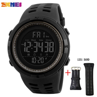 SKMEI Fashion Outdoor Sport Watch Men Multifunction Watches Alarm Clock Chrono 5Bar Waterproof Digital Watch reloj hombre 1251 ALODIA STORE