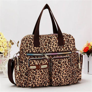 Ladies LargeCapacity Waterproof Tote Bag Flower