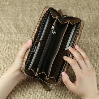 Picture Wallet Business Men Long Large Capacity Clutch Multi-Card