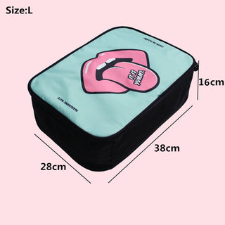 New Travel Cartoon Cosmetic Bag Portable Women Makeup Cases Large Capacity