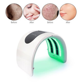 2 EN 1 plegable 7 colors LED Photon 30-60 ℃ Calefacció Threapy màscara facial i corporal Màquina de saló Ús domèstic Rejoveniment de la pell Acne Cura de la pell