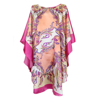 Sexy Female Silk Rayon Robe Bath Gown Nightgown Summer Casual Home Dress Printed Loose Sleepwear Plus Size Nightwear Bathrobe