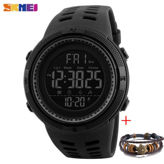 SKMEI Fashion Outdoor Sport Watch Men Multifunction Watches Alarm Clock Chrono 5Bar Waterproof Digital Watch reloj hombre 1251 ALODIA STORE