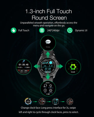 BlitzWolf BW-HL3  Smartwatch Smart Watch Men Women's Watches Heart Rate Blood Pressure Bluetooth-compatible Fitness Wristband ALODIA STORE