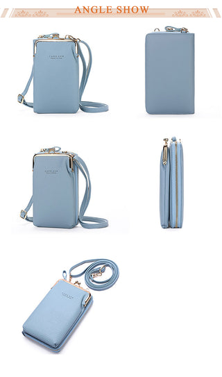 Geestock Bossa de telèfon de crossbody de dona per a cartera de dona Bosses d'espatlla petites Carteres portàtils de viatge Bosses de butxaca Cartera de monedes Bossa de targetes