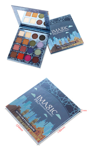 IMAGIC New Arrival Eyeshadow 16 Color Makeup Palette Matte