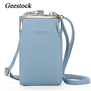 Geestock Women Crossbody Phone Bag wallet for Lady