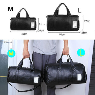 Travel Bag Carry on Luggage Duffel Bags Large PU Leather Tote Belt Weekend Crossbody Bag Overnight Solid sac de voyage XA88WC