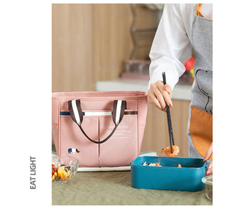 Women's Thermal Lunch Bag Drink Food Fresh Keeping Organizer Insulated Lunch Box Waterproof Picnic Portable Tote Accessories