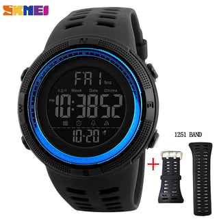 SKMEI Fashion Outdoor Sport Watch Men Multifunction Watches Alarm Clock Chrono 5Bar Waterproof Digital Watch reloj hombre 1251 ALODIA STORE