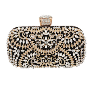 Diamond Evening Metal Clutch bag