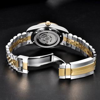 PAGANI DESIGN Luxury Men Watch Stainless Steel Waterproof Mechanical Watch Fashion Sports Watch Men Automatic Watch relogio ALODIA STORE