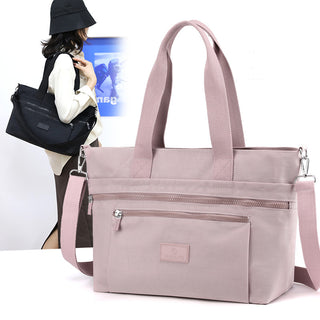 Women Canvas Messenger Bags Female Crossbody Bags Solid Shoulder Bag Fashion Casual Designer Female Handbag Large Capacity Tote