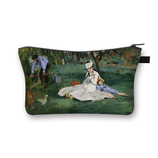 Starry Night / Kiss / Waterlily Painting Cosmetic Bag Van Gogh / Gustav Klimt / Monet Women