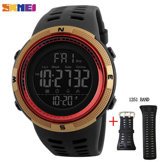 SKMEI Fashion Outdoor Sport Watch Men Multifunction Watches Alarm Clock Chrono 5Bar Waterproof Digital Watch reloj hombre 1251 ALODIA STORE