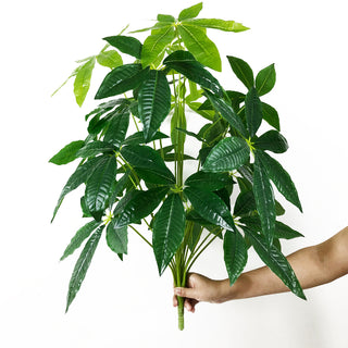 Plantes falses de 75 cm i 24 forquilles, branca d'arbre de monstera artificial gran, fulla de tortuga falsa de palmera tropical de plàstic per a la decoració de l'habitació del jardí de la llar