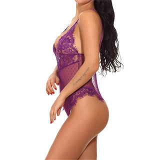 Sexy Plus size Women lingerie Lace See-through Erotic Underwear lingerie sheer bodysuit Sleepwear Exotic intimate sexy lingerie