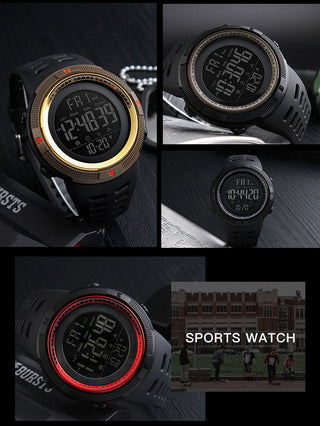 SKMEI Fashion Outdoor Sport Watch Men Multifunction Watches Alarm Clock Chrono 5Bar Waterproof Digital Watch reloj hombre 1251 ALODIA STORE