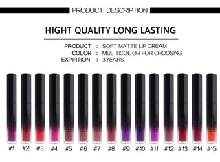 28 color matte liquid lipstick waterproof long lasting lip plumper makeup lipstick velvet gloss lip gloss cosmetics