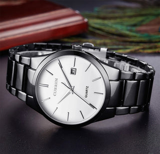 CURREN Top Brand Luxury Fashion Simple Men Watches Slim Steel Strap Waterproof Watch for Man Quartz Business Watch Clock 8106