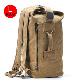 Large Man Travel Bag Mountaineering Backpack Male Luggage Canvas Bucket Shoulder Army Bags For Boys Men Backpacks mochilas XA88C