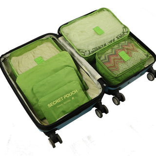 RUPUTIN 6Pcs/set Baggage Travel Organizer Bags waterproof